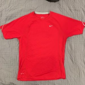 COPY - Nike Men's Dri-Fit Contour Shirt in Red.
